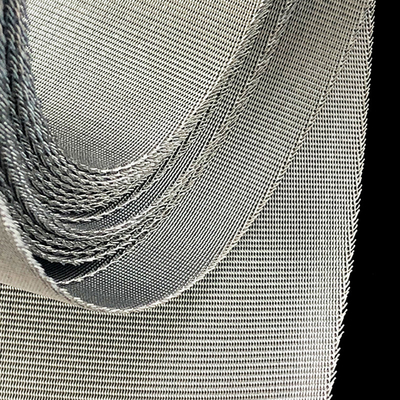 SS316 Metal Weave Mesh Alkali Resistant For Make Plastic Tube