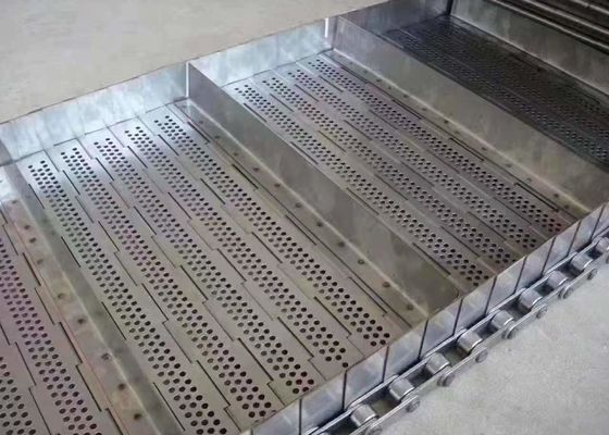 304 /316 / 316L Stainless Steel Chain Mesh Conveyor Belt Support Customized