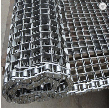Heavy Duty Flat Wire Mesh Belt Stainless Steel Conveyor Belt for Cooling Frying Packaging and Heat Treatment