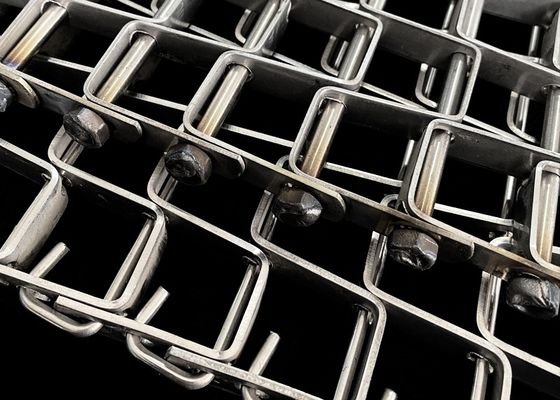 Heavy Duty Flat Wire Mesh Belt Stainless Steel Conveyor Belt for Cooling Frying Packaging and Heat Treatment