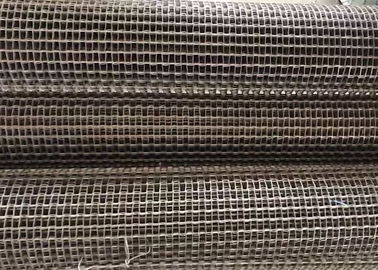 Stainless Flat Wire Mesh Belt , Honeycomb Conveyor Belt For Bread Baking