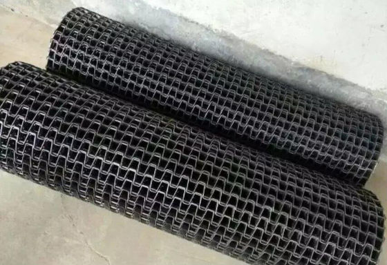 Stainless Steel Flat Wire Mesh Belt Food Processing Conveyor Belt Flat Flex Wire Belt for Drying Cooling Washing