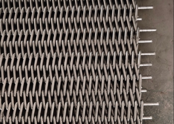 Der Keks, der Mesh Type Conveyor Belt Carbon-Stahlmittel backt, balancierte Webart