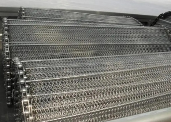 Gesponnenes KettenSs304 förderband für automatischen Grill
