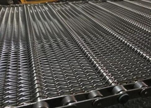 Backen Sie Edelstahl Brot-Ketten-Mesh Conveyor Belts 316