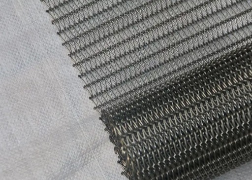 Ausgewogenes Gewebe-Förderband aus Edelstahl 316 für Pfannkuchenbacköfen