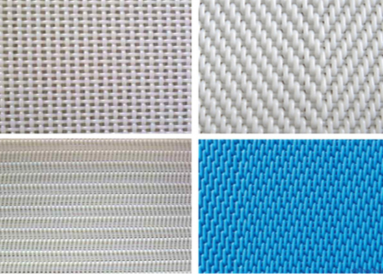 Abnutzungs-Widerstehen weißer blauer des Polyester-Schlamm-Entwässerungsgurt-1m-50m