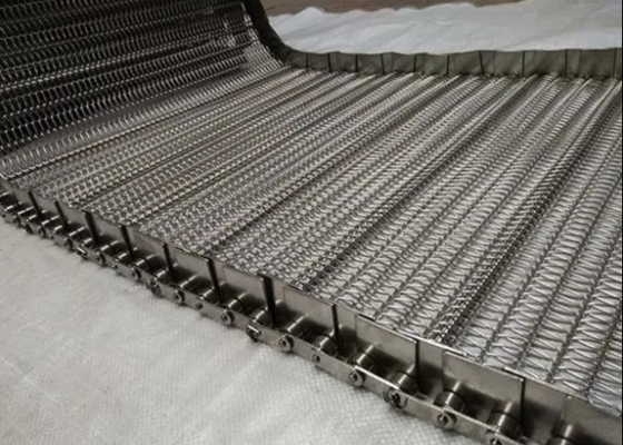 1.0mm bis 3.0mm Kohlenstoffstahl-Spiralen-Mesh Belt Transports Food And-Grill