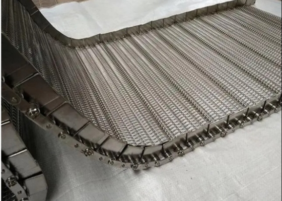 Gewundene Mesh Belt Cooling Conveyor Belt-Abnutzung des Edelstahl-SUS201 beständig