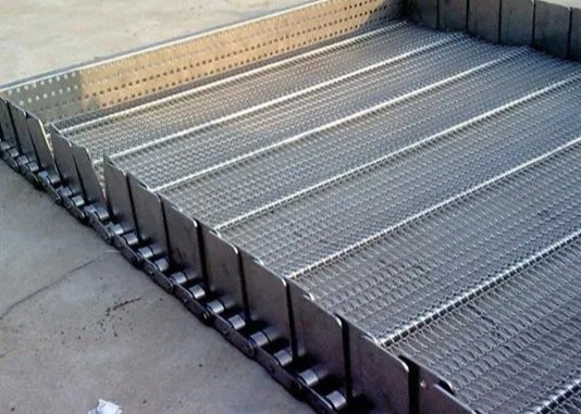 Hitzebeständiges Material Leinwandbindungs-Draht-Mesh Chain Conveyors 304SS