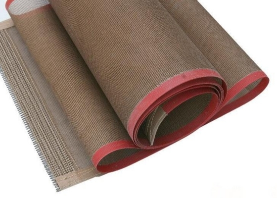 Überzogenes Fiberglas-offener Mesh Food Grade Ptfe Conveyor-Gurt 30cm bis 4.3m