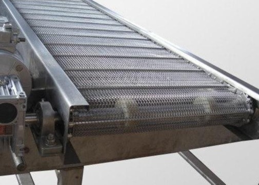 1 1,5 2 der breiten des Edelstahl-304 Meter Ketten-Mesh Belt For Industrial Transportation