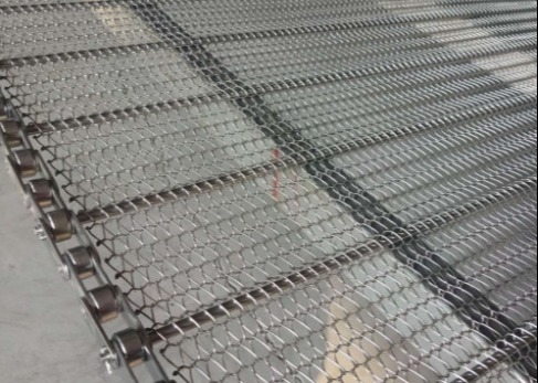 Pizza-Oven Stainless Steel Chain Mesh-Förderband backte die kundengerechte Nahrung
