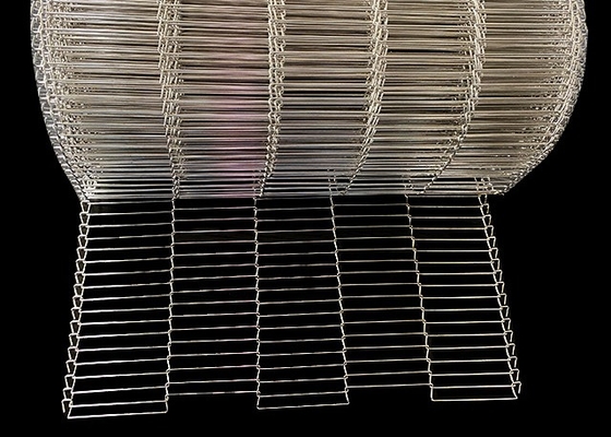 Draht-Mesh Flat Flex Conveyor Belt-hoher Temperatur des Edelstahl-304 Widerstand