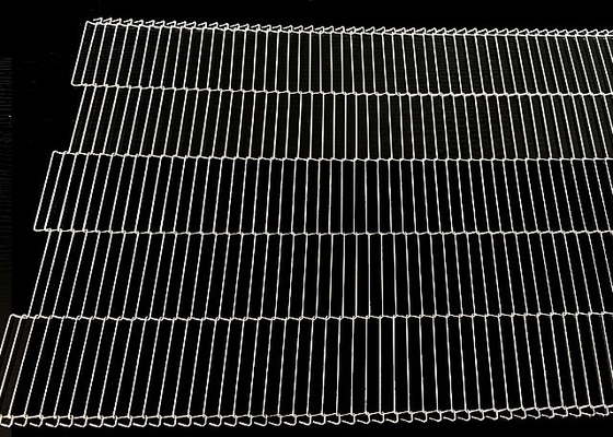 Bauen Sie Linie flachen Flex Wire Mesh Conveyor Belt für die Gebäck-Pizza zusammen, die Maschinen braten backt