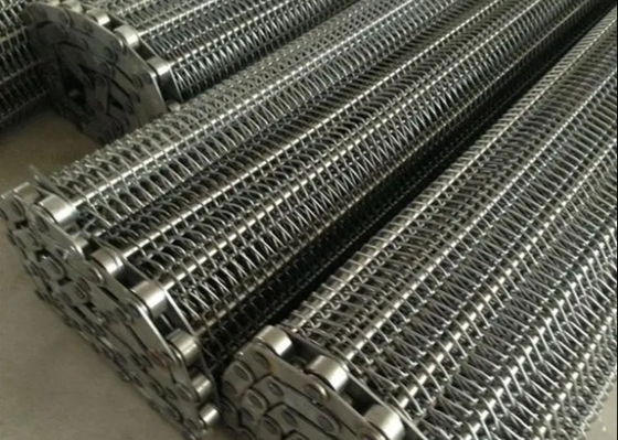 Kartoffel-Empfang, der Material Getriebe-Ketten-Mesh Conveyor Belts 304 aussortiert
