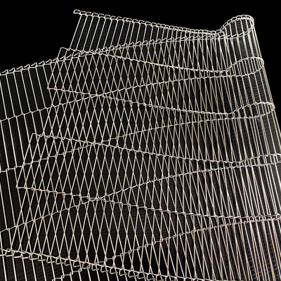 Edelstahl-Fließband flacher Flex Conveyor Belt Produces Chocolate