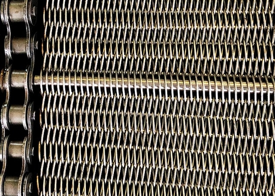 Edelstahl-Draht Mesh Food Grade des Antikorrosions-Kettenförderband-304