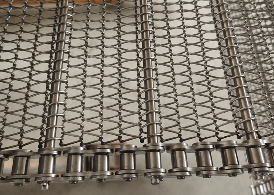 Ketten-Mesh Conveyor Belt For Industrial Produktion des Nahrungsmittel-Grad-304 316