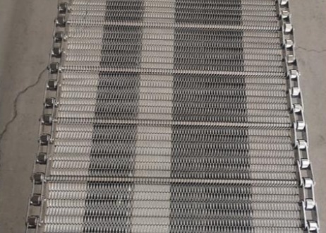 Förderer gewundener Mesh Belt For Cleaning Ss304 Ss316 Ptfe
