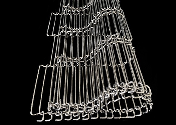 Flachflex-Stahlnetzförderband 304 316 316l