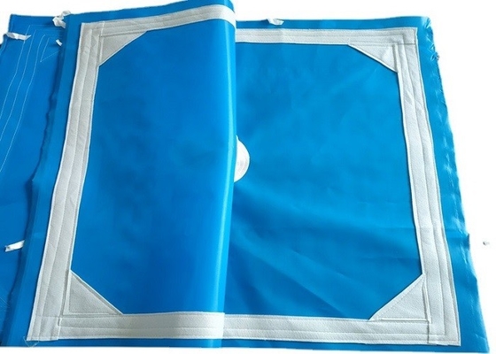 Blaue Farbe PP Polypropylen Multifilament Filtergewebe vertikale Filterpresse Mesh-Tuch