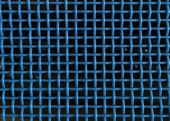 Blau-Weiß-Polyester-Quadratloch-Gittergürtel für Trockner und Förderer