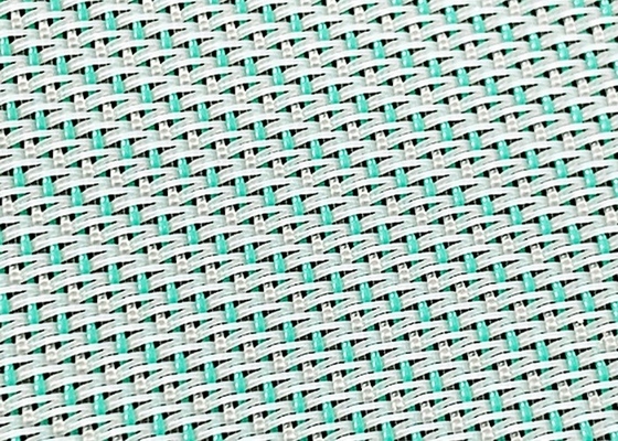 Weiße und blaue Polyester-Gewebewebe mit 1,5 Schichten geformtem Stoff