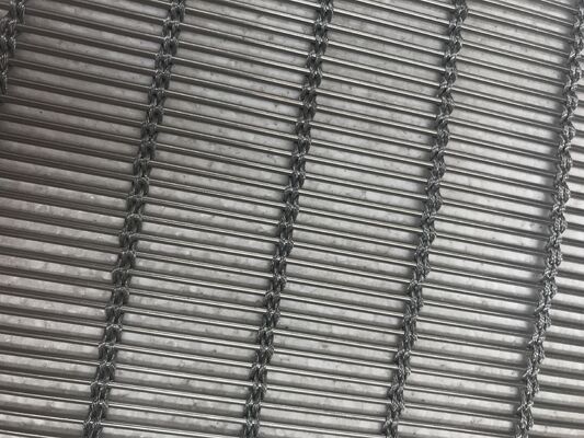 Kundenspezifisches Vorhangfassadennetz aus Edelstahl für dekorative Metallgitter