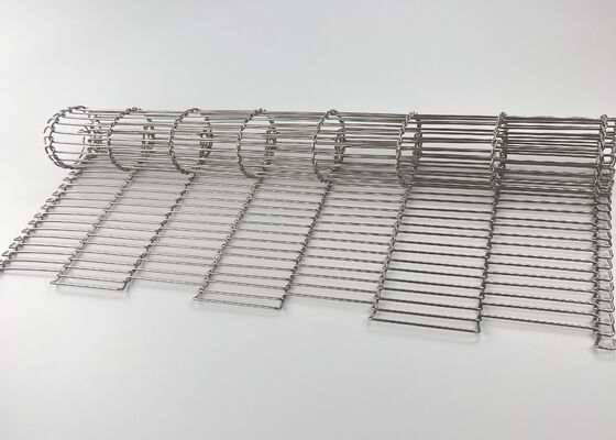 316 Edelstahl-Drahtgeflecht, flaches Flex-Förderband/SS-Drahtband