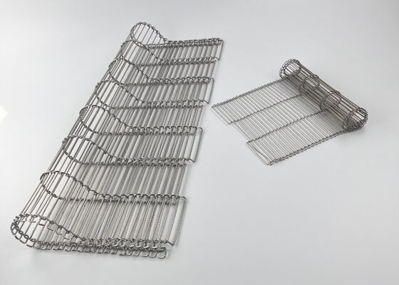 Hochtemperaturbeständiger flacher Flex-Drahtgeflechtgürtel aus Edelstahl 304