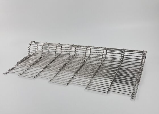 304 Edelstahl-Flachflex-Drahtgeflecht-Förderband zum Brotbacken