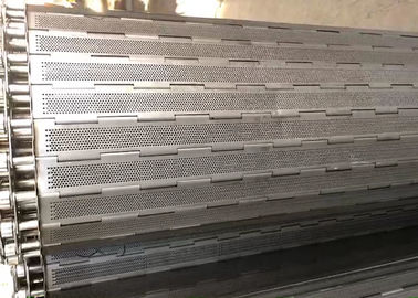 Lebensmittelindustrie-Platten-Verbindungs-Förderband kundengebundene Struktur Demensions-langlebigen Gutes