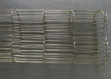 Flacher Edelstahl des Förderbandes des Nahrungsmittelgrades Flex304 für Schokoladentransport