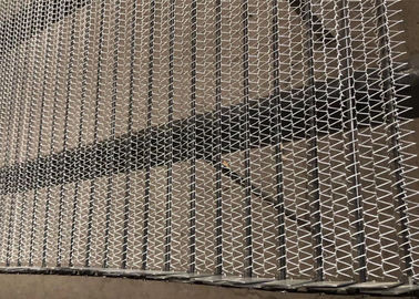 Trocknendes Kettenglied-Förderband, Kettenglied-Maschendraht großes offenes Gebiet
