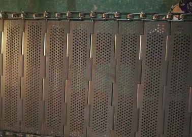 Robustes Kettenmaschen-Förderband, kann leicht wiederverwendet werden säuberte