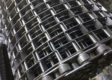 Pharmaindustrie-Flachdraht-Förderband flexibles SUS304 CER/SGS überschritt