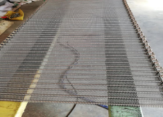 Gemüse, das Kette Mesh Conveyor Belt des Edelstahl-304 wäscht und trocknet