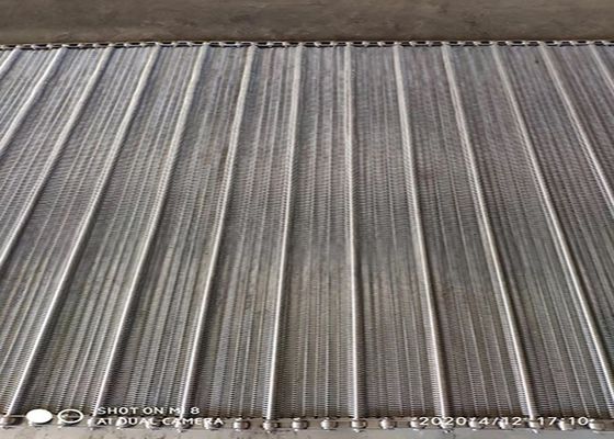 Gewundenes Förderband Pizza-Oven Welded Edges 316L 1.2mm