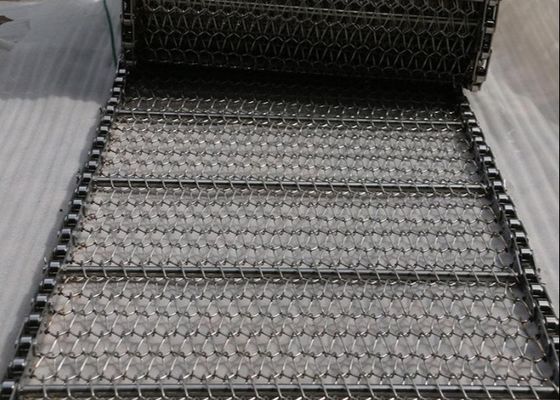 800mm Kettenlänge rostfreie 201 gewundener Mesh Belt