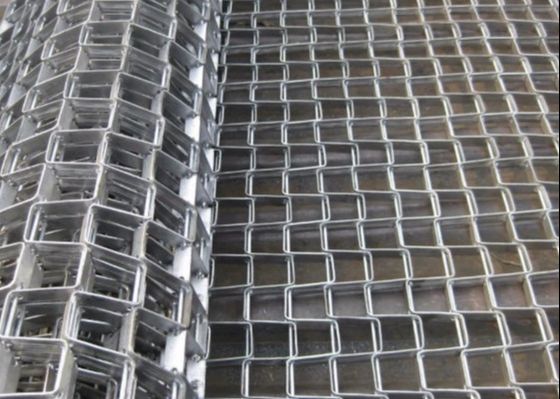 Automatischer Funktions-Flachdraht Mesh Belt For Material Conveying SS