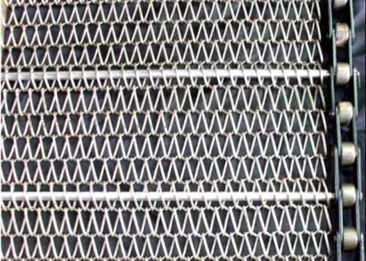 304 Edelstahl-gewundene Mesh Belt For Filtering And-Reinigungs-Früchte
