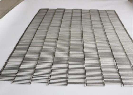 Schaumgummiringe, die 90CM Breite SUS316 flacher Flex Conveyor Belt backen