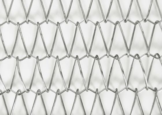 Lebensmittelindustrie-Bauernhof Sgs-Kette Mesh Conveyor Belt der hohen Temperatur