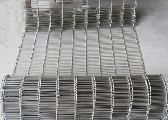 1m Breiten-Medizin-Industrie Sus304 flacher Flex Wire Belt