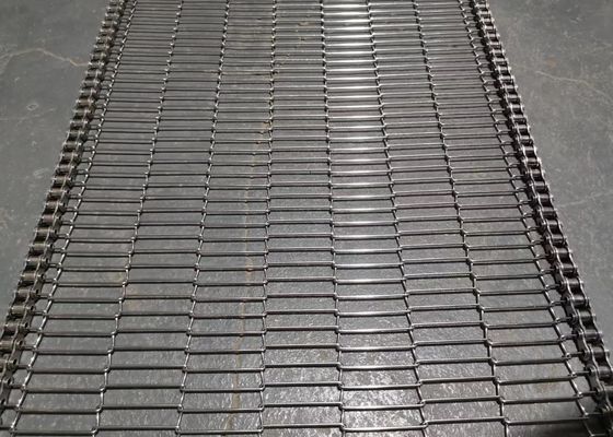 Neigung Nahrungsmittelabkühlende Edelstahl-Ebenen-Flex Conveyor Belts 7mm