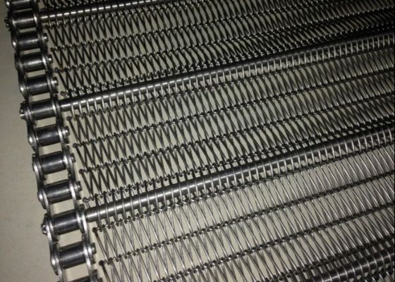 Sgs-kohlenstoffarmer Stahlketten-Mesh Conveyor Belt For Nut-Förderer