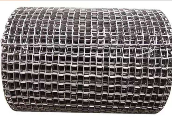 201 entschiedener backender Ofen Rand-Flachdraht-Mesh Conveyor Belt For Pizzas