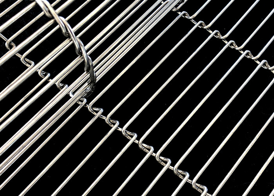 Mechanisch gefahrene 316l SS verdrahten Mesh Belt Cleaning Vegetable