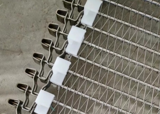 1.2mm Dia Chain Link Spiral Mesh Gurt für Brot-abkühlende Maschine